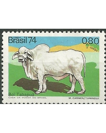C864 ANIMAIS BRASILEIROS - BOI 1974 NOVO 2849