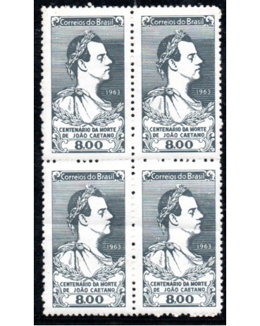 1963 C494 Centenário da Morte do Ator João Caetano 36.488 Novo