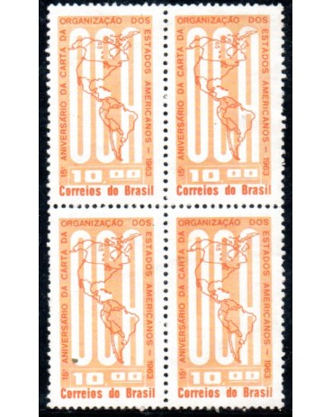 1963 C490 15º Aniversário da carta da OEA 36.498 Mint