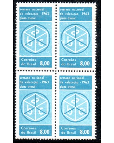 1963 C487 Semana Nacional de Educação 36.499 Mint