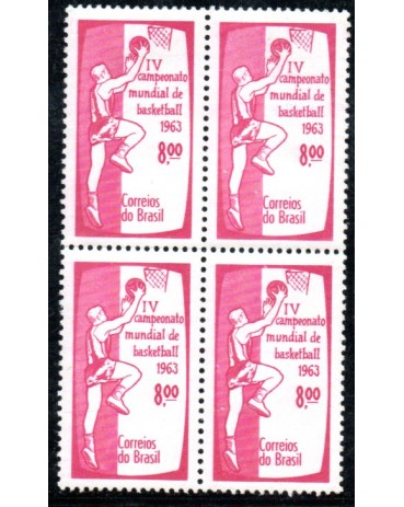 1963 C488 IV Campeonato Mundial de Basquetebol - RJ 36.506 Novo