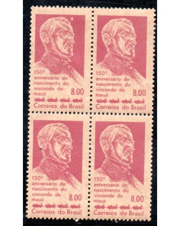 1963 C505 150º Aniversário do Nascimento do Visconde  de Mauá  - Irineu Evangelista de Souza 36.510 Mint