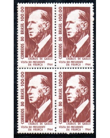 1964 C518 Visita do General Charles de Gaulle 36.519 Mint
