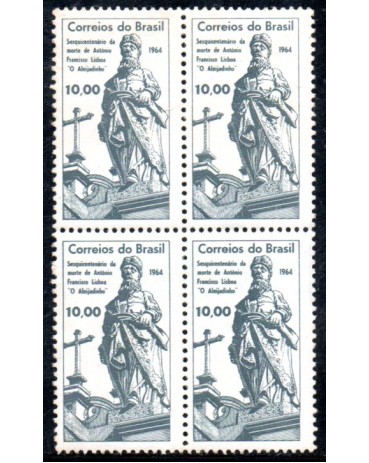 1964 C520 150 Anos da Morte de Antonio F.Lisboa (O Aleijadinho) 36.520 Mint