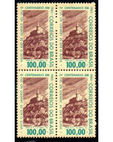 1964 C516 Propaganda do 4º Cemntenário da Cidade do Rio de Janeiro 36.522 Novo