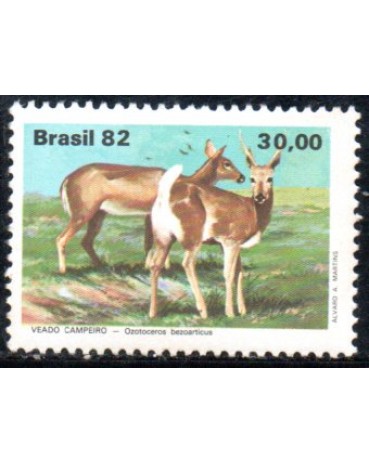 C1263 Fauna Brasileira - Veados 36.524 Mint