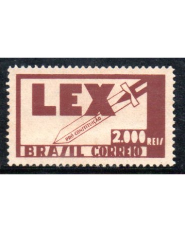 C54 Campanha Constitucionalista de São Paulo - LEX e ESPADA 36.525 Novo sem marca de Charneira