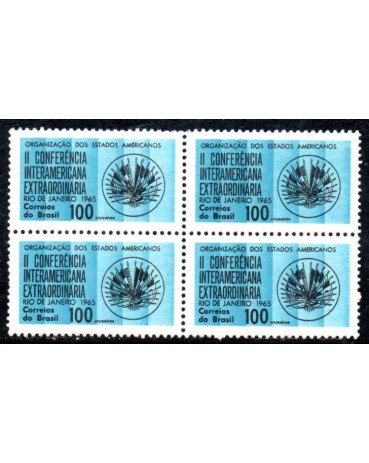 1965 C541 11ª Conferêdncia Interamericana Extraordinária - RJ 36.535 Mint
