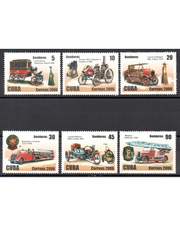 Cuba 2006  Série Baombeiros - 36.550 Novo