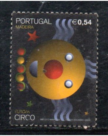2002 Portual "Madeira" Temas: Circo e Europa  36.577 Carimbado
