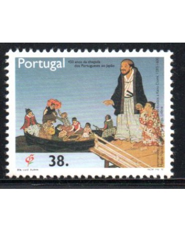 1992 Portugal 450 Anos da Chegada dos Portugueses ao Japão 36.604 Mint