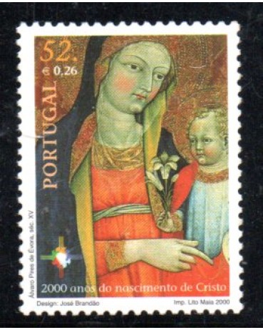 2000 - 2000 Anos do Nascimento de Cristo 36.618 Mint, Valor facial 0,52 Euros 