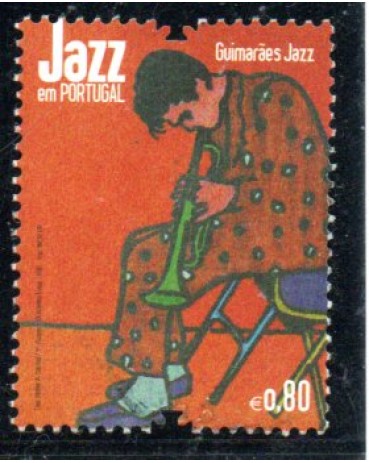 2009 Portugal Jazz em Portugal 36.620 Mint - Valor facial 0,80 Euros
