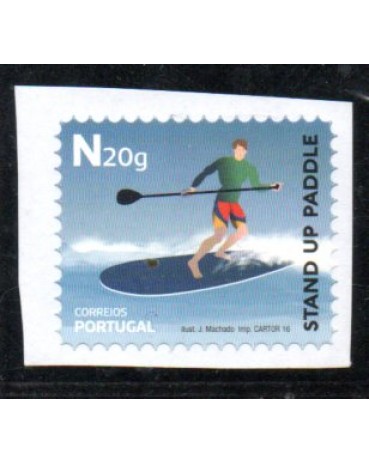 2016 Portugal Stand Up Paddle 36.623 Autoadesivo no Fragmento, sem carimbo