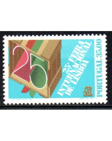 1984 Portugal 25ª Feira Internacional de Lisboa 36.634 Novo com goma