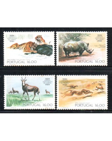 1984 Portugal - Centenário do Jardim Zoológico de Lisboa 36.639 Novo com Goma