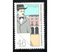 1985 Portugal - Cinquentenário da Morte de Fernando Pessoa 36.643 Novo com Goma