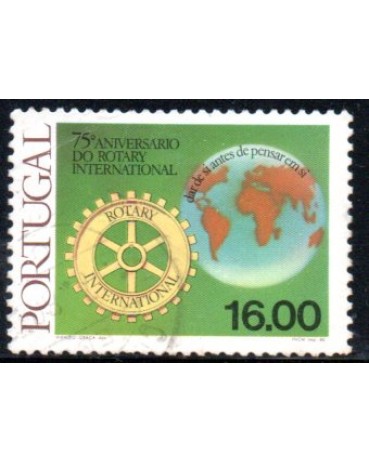 1980 Portugal 75 Aniversário do Rotary International 36.647 Carimbado
