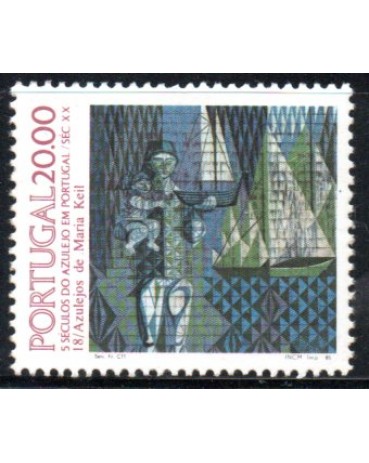 1985 Portugal 5 Séculos de Azulejos em Portugal 36.648 Mint