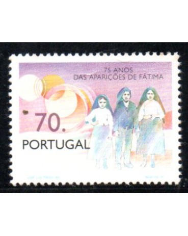 1992 Portugal - 75 Anos das Aparições de Fátima 36.661 Mint