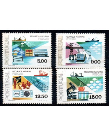1978 Portugal - Recursos Naturais, Pescas 36.668 Novos com Goma