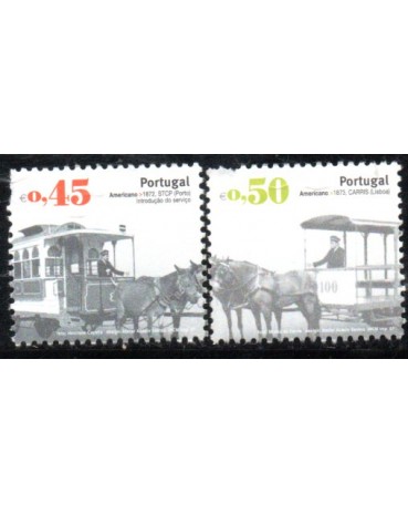 2007 Portugal - Transportes Urbanos 36.676 Mint, O selo 0,45 Aminci