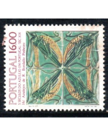 1984 Portugal - 5 Séculos de Azulejos em Portugal 36.685 Novo com Goma