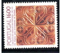 1984 Portugal - 5 Séculos de Azulejos em Portugal 36.686 Novo com Goma