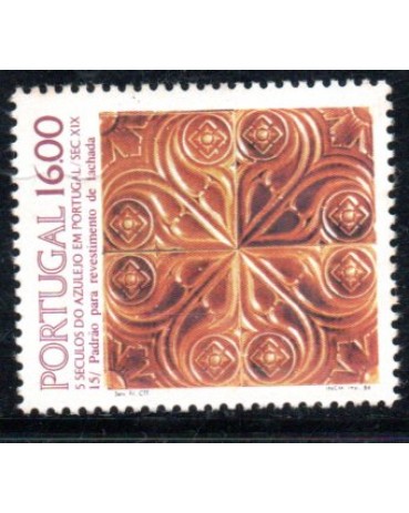 1984 Portugal - 5 Séculos de Azulejos em Portugal 36.686 Novo com Goma