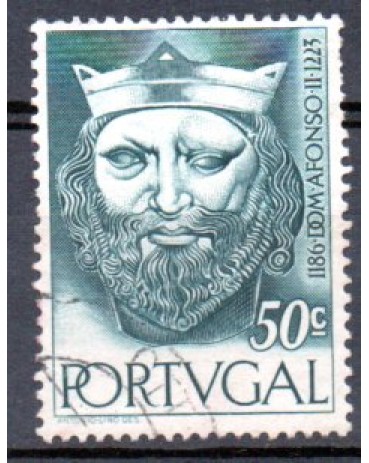 1955 Portugal - Reis de Portugal da 1ª Dinastia 36.696 Carimbado