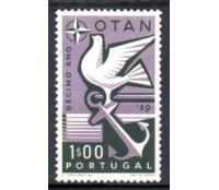 1959 Portugal - 10º Aniversário da OTAN 36.700 Mint