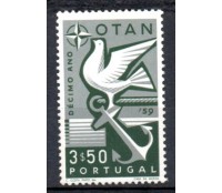 1960 Portugal - 10º Aniversário da OTAN 36.701 Mint
