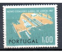 1967 Portugal - Inauguração do Estaleiro Naval Lisnave 36.703 Carimbado