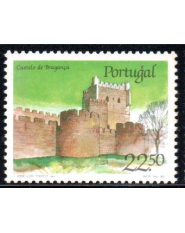 1986 Portugal - Castelo de Bragança 36.727 Mint
