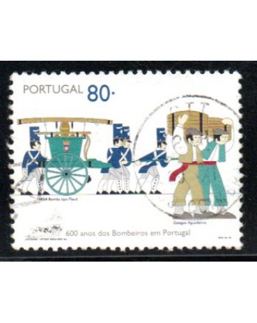 1995 Portugal - 600 Anos dos Bombeiros em Portugal 36.732 Carimbado