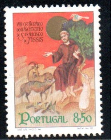 1982 Portugal - VIII Centenário do Nascimento de São Francisco de Assis 36.736 Mint