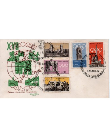 Itália 1959 Fdc Olimpíadas 36.751