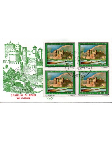 Itália 1976 Fdc - Castelos 36.755
