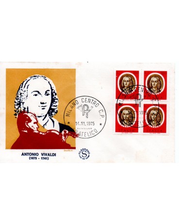 Itália 1975 Fdc Antonio Vivaldi 36.759