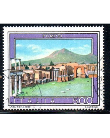 Italia 1989 Pompei 36.780 Carimbado