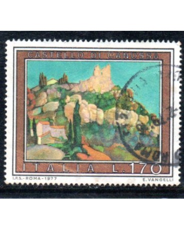 Itália 1977 Castello di Canossa 36.781 Carimbado