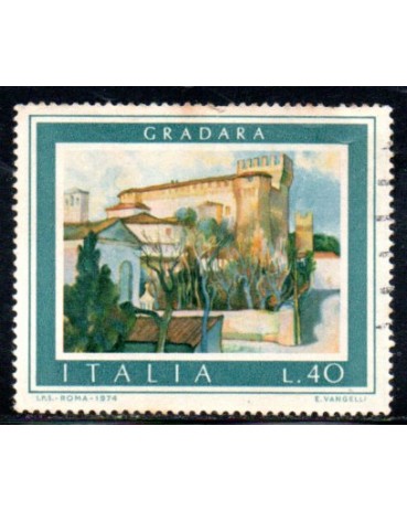 Italia 1974 Gradara 36.782 Carimbado