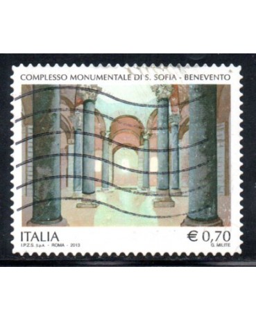 Italia 2013 Complesso Monumentale di Sofia - Benvento 36.798 Carimbado