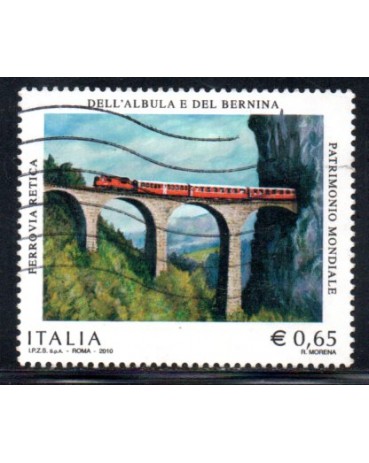 Italia 2010 Dell Albula e Del Bernina 36.799 Carimbado
