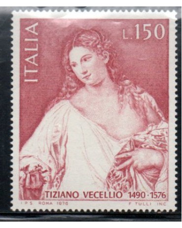 Itália 1976  Tiziano Vecello 36.801 Mint
