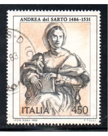 Itália 1986 Andrea del Sarto 36.804 Carimbado
