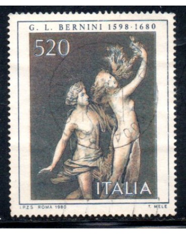 Italia 1980 G.L. Bernini 36.808 Carimbado