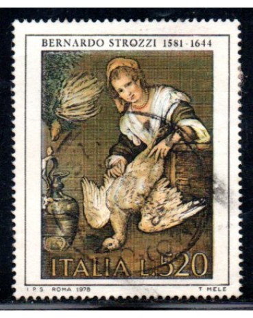 Itália 1978 Bernardo Strozzi 36.811 Carimbado