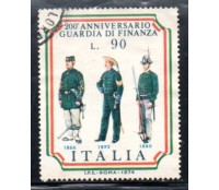 Itália 1974 200 Anos da Guardia di Finanza 36.817 Carimbado