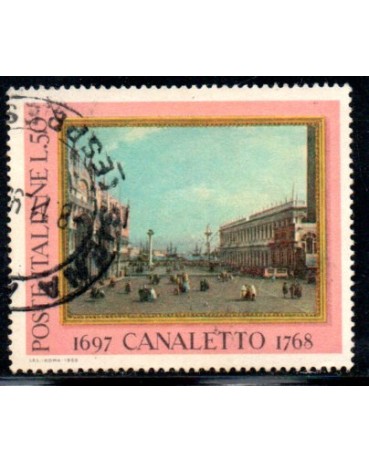 Itália 1968 Canaletto 36.822 Carimbado